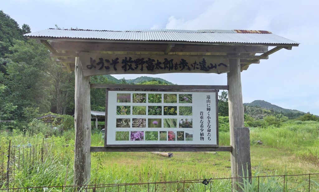 四万十町遠山の看板