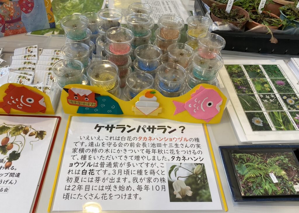 遠山を守る会の展示・グッズ